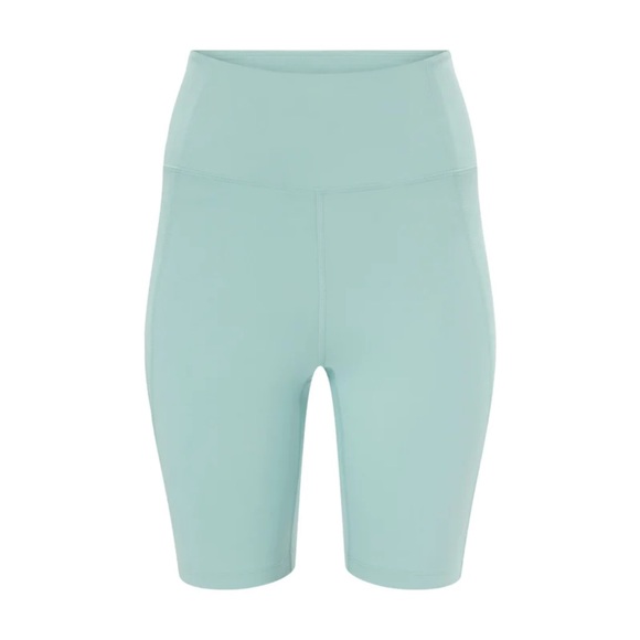 Girlfriend Collective Teal Biker Shorts size Large - Picture 5 of 6